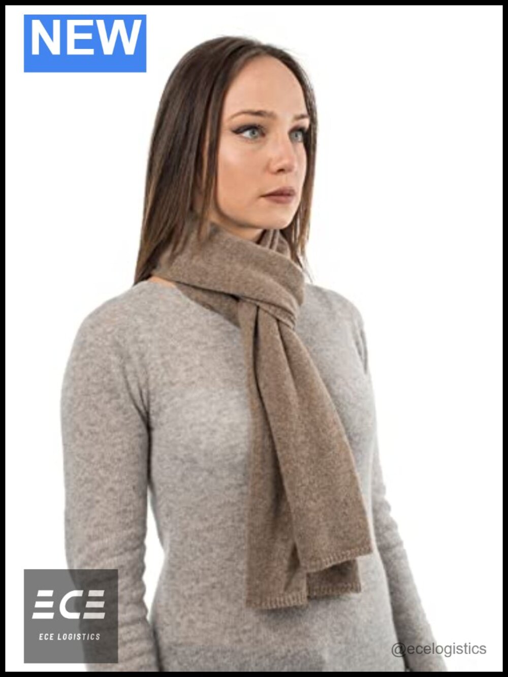 100% Cashmere Scarf Soft Warm Italian Women's Winter Wrap